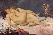 Gustave Courbet Le Sommeil USA oil painting artist